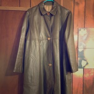 Vintage leather coat